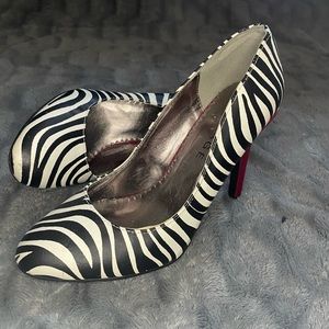 Cute Rampage Viola zebra heels